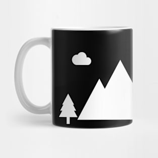 Minimalist Mountains Mug